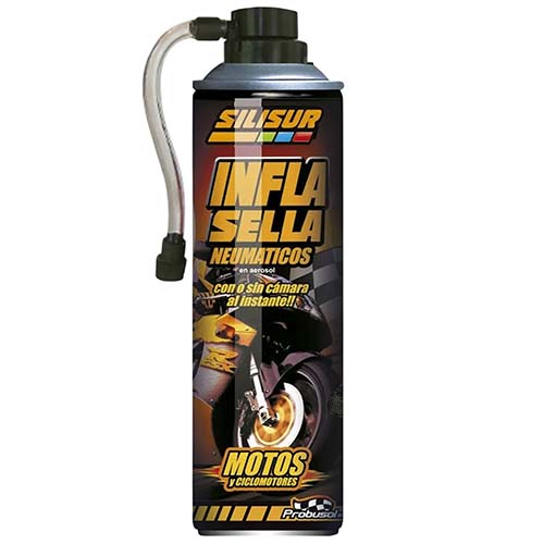 INFLA Y SELLA CUBIERTAS MOTOS 110CC / BICICLETAS 160gr SILISUR