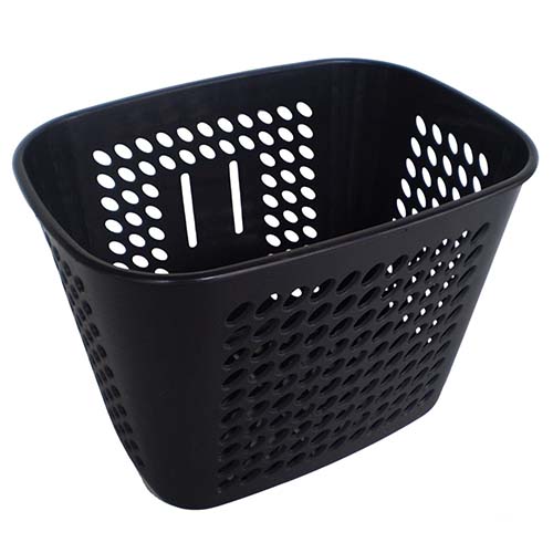 CANASTO UNIV. MODELO PASEO P/MOTO Y BICI NEGRO PLASTICA VC (671)