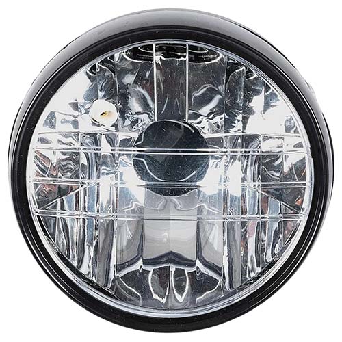 FAROL DELANTERO HONDA CG TITAN 2000 COMPLETO NEGRO PLASTICA VC (808)