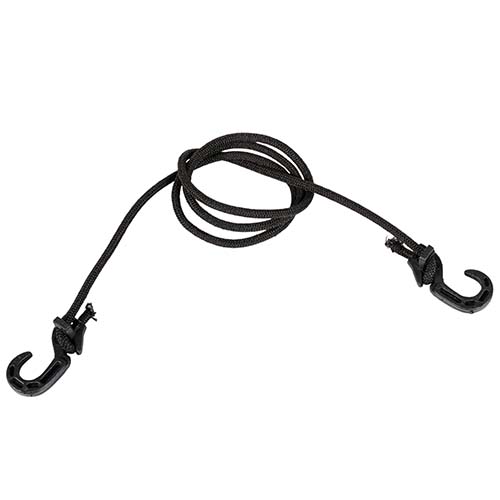 TENSOR ELASTICO /ZUNCHO /LINGA DE 1,50 MTS. C/ GANCHOS PLASTICOS REGULABLES PLASTICA VC (845N)