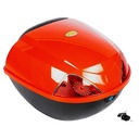 BAUL PORTA OBJETOS VAM30 ROJO 410X300X400 BASE DESMONTABLE REFLECT. TRAS. PLASTICA VC (972)