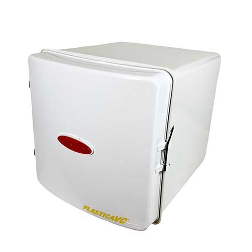 CAJA PARA DELIVERY 41X41X50 C/1 ESTANTE LARGE BLANCA PLASTICA VC (1027)