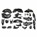 KIT CARENADO FZ 16 NEGRO 20 PZAS. PLASTICA VC (1054)