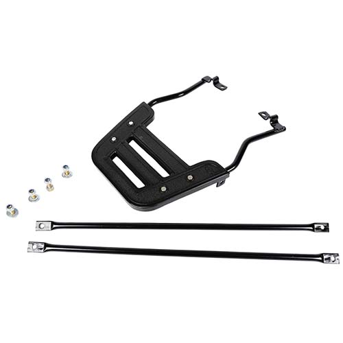 PORTA EQUIPAJE YAMAHA FZ-16 CON DOBLE FIJACION PARA SOPORTAR MAS KG PLASTICA VC (1060)