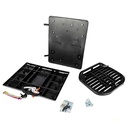 BASE DESMONTABLE EXTRAIBLE PARA CAJA DE DELIVERY - C/2 LLAVES KIT E INSTRUCTIVO PLASTICA VC (1099)
