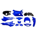 KIT CARENADO SMASH/BIZ/BRAVA NEVADA 110/OTRAS 110 CC AZUL 11 PZAS. PLASTICA VC (1081A)
