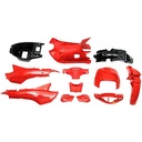 KIT CARENADO SMASH/BIZ/BRAVA NEVADA 110/OTRAS 110CC ROJO 11 PZAS. PLASTICA VC (1081R)