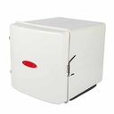 CAJA PARA DELIVERY 41X41X50 C/BASE EXTRAIBLE/SOPORTE C/1 ESTANTE LARGE BLANCA PLASTICA VC (1098B)