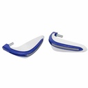 CUBRE MANOS OFF ROAD C/SPOILER AZUL/BLANCO (JGO) PLASTICA VC (1013)