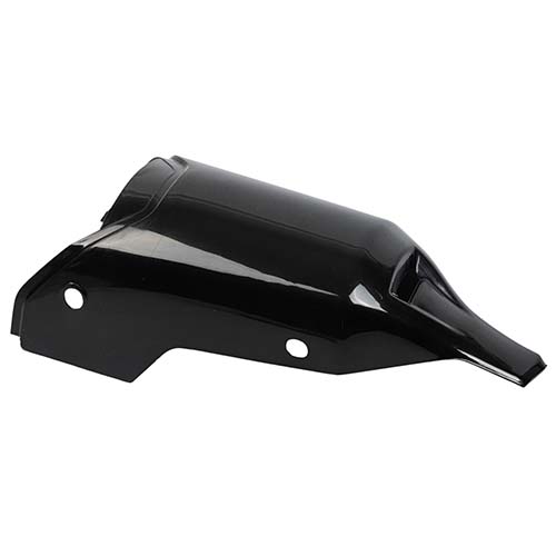 PROTECTOR ESCAPE FZ-16 NEGRO BRILLOSO (E4718) PLASTICA VC (945)