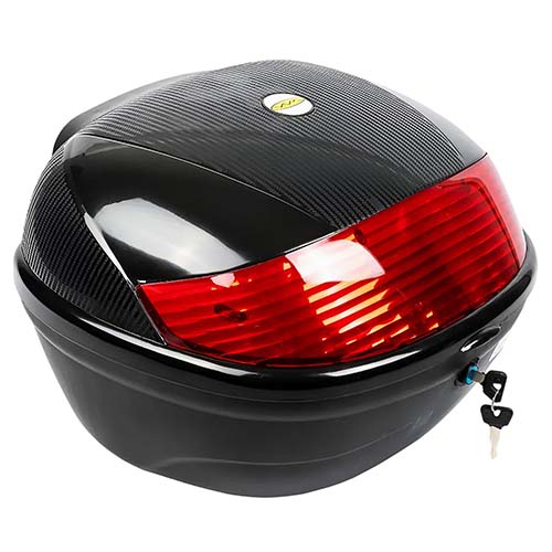 BAUL PORTA OBJETOS GRANDE MOTO 33X44X41 BASE DESMONTABLE PLASTICA VC (590)