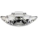 FAROL DELANTERO C/GIROS SMASH (CRISTAL+CRISTAL)/ MOTOMEL BIT /ZANELLA ZB110D Y OTRAS PLASTICA VC (464)