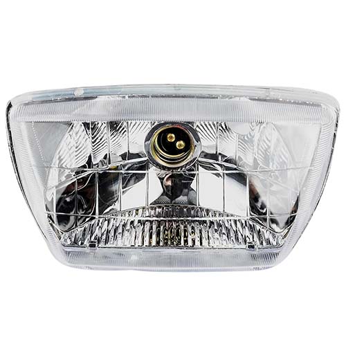 FAROL DELANTERO C/ACRILICO YAMAHA CRYPTON COMPLETA (CRISTAL/FUME) PLASTICA VC (744)
