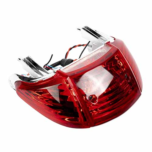 FAROL TRASERO HONDA NEW-WAVE COMPLETO (ROJO-ROJO) PLASTICA VC (491)