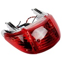 FAROL TRASERO HONDA NEW-WAVE COMPLETO (ROJO-ROJO) PLASTICA VC (491)