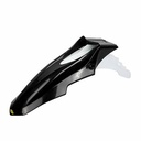 GUARDABARRO DELANTERO SUPERMOTO COMPLETO (2 PARTES) COLORES NEGRO/BLANCO PLASTICA VC (711N)