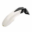 GUARDABARRO DELANTERO CROSS COMPLETO (2 PARTES) COLORES BLANCO/NEGRO PLASTICA VC (799B)