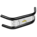 PROTECTOR DEFENSA HONDA STORM PINTADO NEGROC/EMBELLECEDOR CROMADO PLASTICA VC (833)