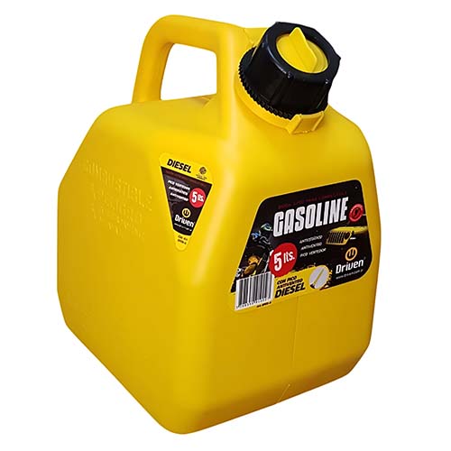 BIDON 5 LTS. TIPO CANADIENSE PRO AMARILLO DRIVEN (BP05-A) DISCONTINUADO