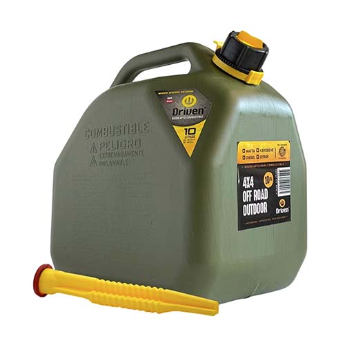 BIDON PROFESIONAL 10 LTS. VERDE ANTIESTATICO ANTIVENTEO DRIVEN (BP10-V) DISCONTINUADO