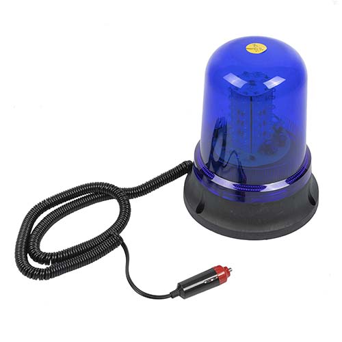 BALIZA 64 LEDS AZUL MULTIVOLTAJE 12-24 VOLTS DRIVEN (BL064-AZUL)