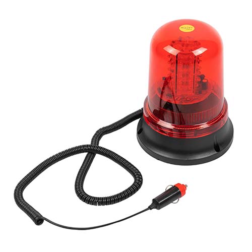 BALIZA 64 LEDS ROJA MULTIVOLTAJE 12-24 VOLTS DRIVEN (BL064-ROJA)