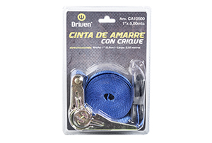 CINTA AMARRE CON CRIQUE 1" x 5 METROS DRIVEN (CA10500)