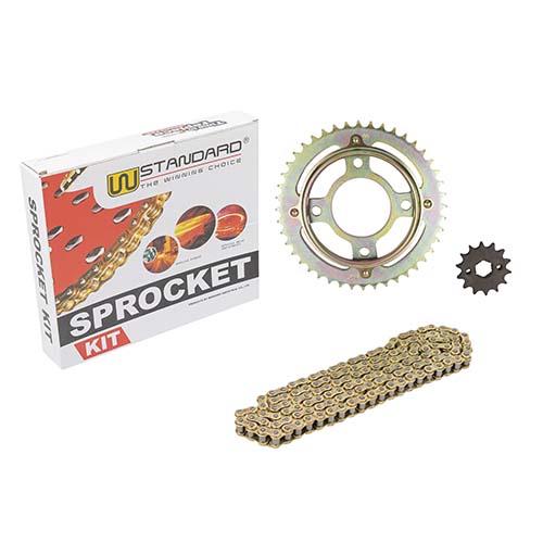 KIT TRANSMISION HONDA CG TITAN 2000/04 (44/14) 428H-116L C/CAD. DOR. STD