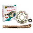 KIT TRANSMISION HONDA CG TITAN 2000/04 (44/14) 428H-116L C/CAD. DOR. STD