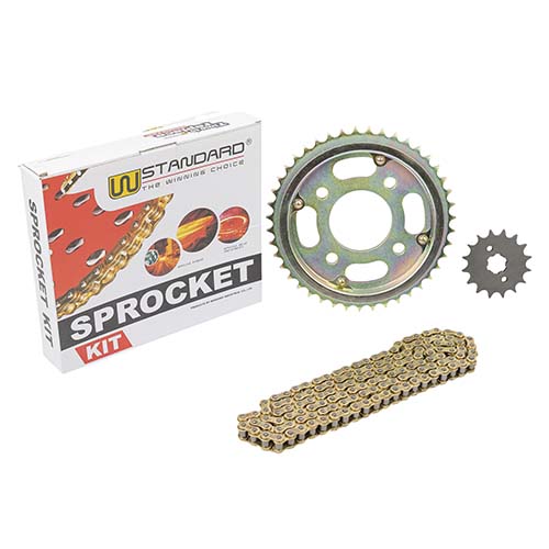 KIT TRANSMISION HONDA CG150 TITAN 428H-118L C/CAD. DOR. STD