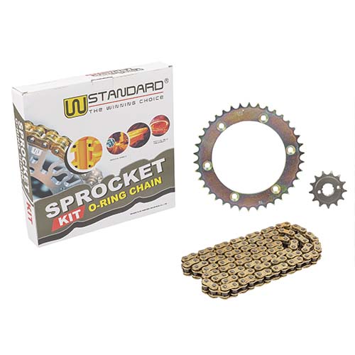 KIT TRANSMISION HONDA XR250 TORNADO (38/13) 520H-104L C/ORING DOR.  STD