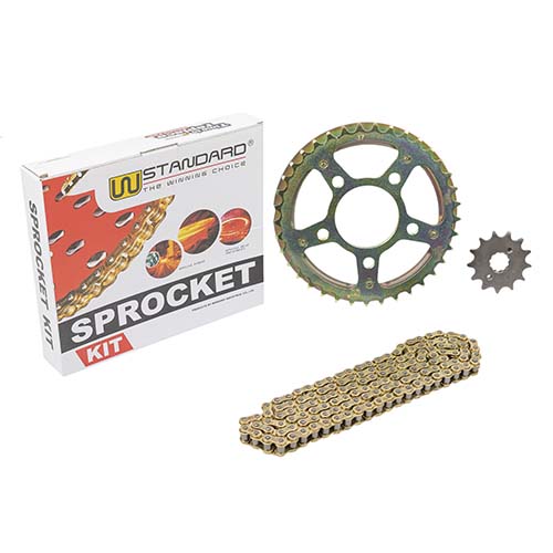 KIT TRANSMISION HONDA CBX250 TWISTER (37-13) 520H-106L C/CAD. DOR. STD
