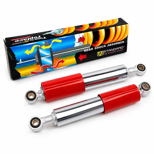AMORTIGUADOR SUZUKI AX100 ROJO (JGO) STD