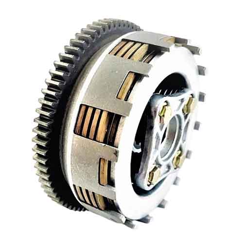 EMBRAGUE COMPLETO HONDA STORM/CG125/TITAN 72T (CANASTA + CAMP.INTERIOR) STD