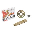 KIT TRANSMISION MOTOMEL CUSTOM 200 / CG150 S2 / HJ125 (40T/15T) C/CAD. DOR. STD