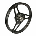 ARO DE LLANTA COMPLETO ALUMINIO DEL. YAMAHA YBR 125 STD