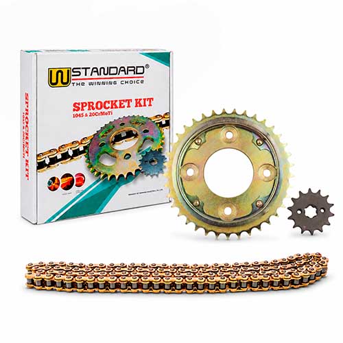 KIT TRANSMISION HONDA NEW WAVE 110 (2013-2014) (37/14) 420H C/CAD. DOR. STD