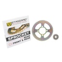 CORONA Y PIÑON YAMAHA XTZ 125 DORADA (48/14) DORADA STD