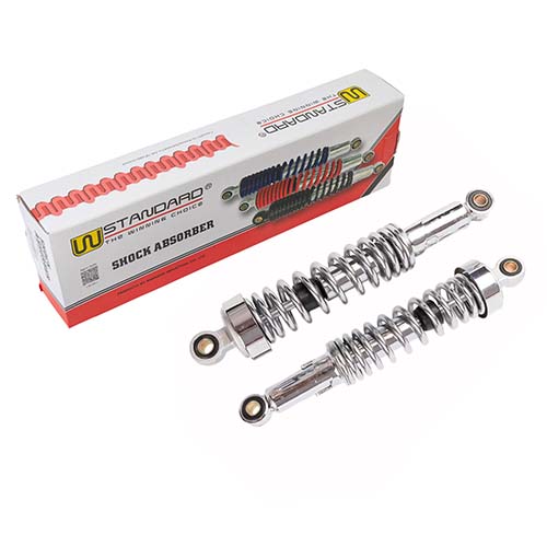 AMORTIGUADOR SUZUKI EN125 CROMADO (JGO) STD