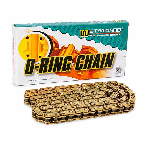 CADENA DE TRANS. REF. DORADA CON ORING 520HO-118L STD