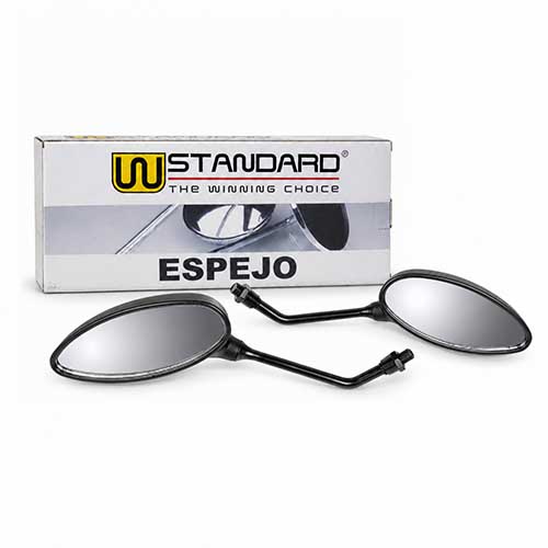 ESPEJO OPTION TUNNING NEGRO 10mm (JGO) STD EXCLU