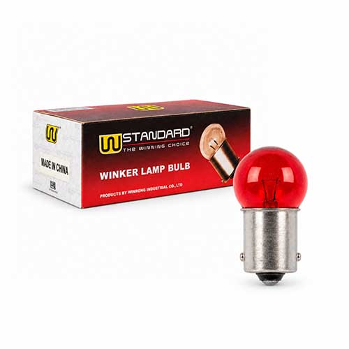 LAMPARA GIRO 12V 10W ROJA STD