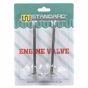 VALVULAS MOTOMEL DAKAR 200 AD 31.5X88 ES 27X89.8 (JGO) STD