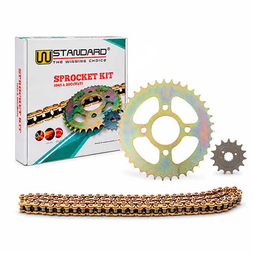 KIT TRANSMISION BAJAJ ROUSER 200 (39/14) 520H-104L C/CAD. DOR STD