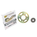 CORONA Y PIÑON MOTARD/SUPERMOTARD (37x17) DORADA STD