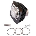 KIT CILINDRO + PISTON MOTOMEL SKUA 200/MOTORES CHINOS 200CC (67mm) STD