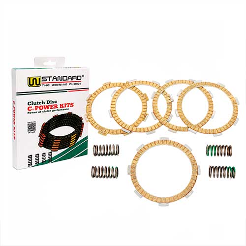 C-POWER (D.EMBR. RACING FIBRA ORIG. + RESORTES) HONDA CB190R (5 pcs) STD