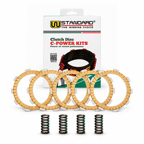C-POWER (D.EMBR. RACING FIBRA ORIG. + RESORTES) HONDA CB190R (5 pcs) STD