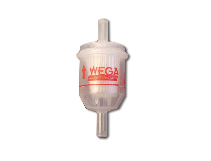 FILTRO DE COMBUSTIBLE UNIVERSAL GRANDE PLASTICO WEGA FCC-404/1