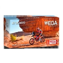 KIT FILTROS ROUSER 200NS (AIRE+ACEITE+BUJIAS LAT.+LAMPARA PPAL) WEGA KIT-ROUSER (WKM-8102)